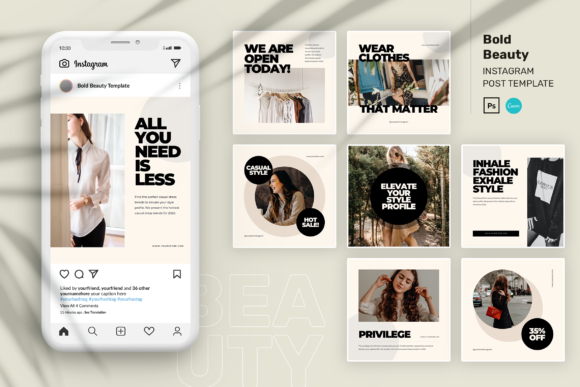 Bold Beauty Instagram Post Canva: Elevate Your Visual Storytelling