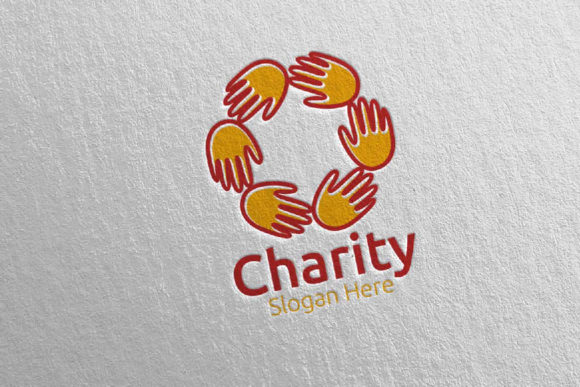 Charity Hand Love Logo Design 12 for Your Cause