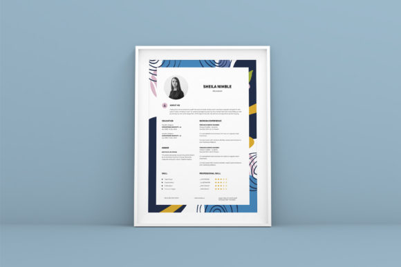 Creative Resume CV Design Template for Modern Professionals