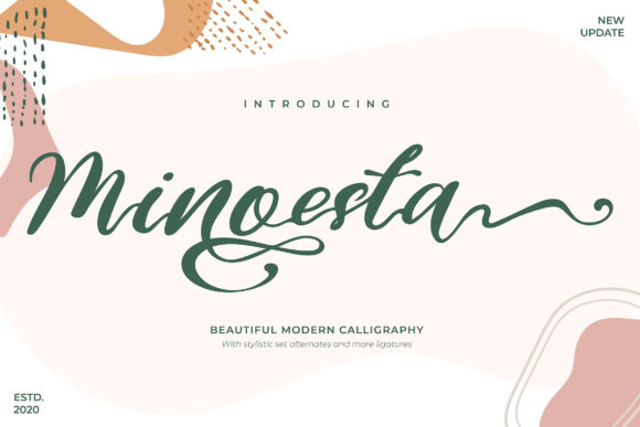 Discover Minoesta: The Perfect Handwritten Font for Unique Designs