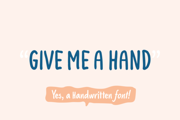 Give Me a Hand: The Exquisite Script Font That Elevates Every Project