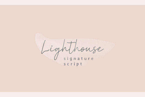 Lighthouse: A Handwritten Font for Authentic Branding and Design