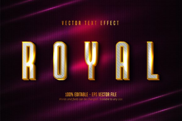Luxury Golden and Silver Text Effect Evaluation