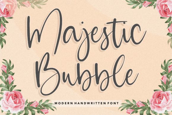Majestic Bubble: The Handwritten Font Redefining Personal Connection in Digital Design