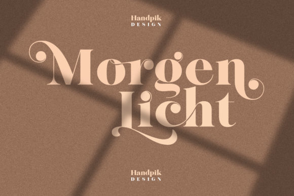Morgen Licht: The Elegant Serif for Modern Design