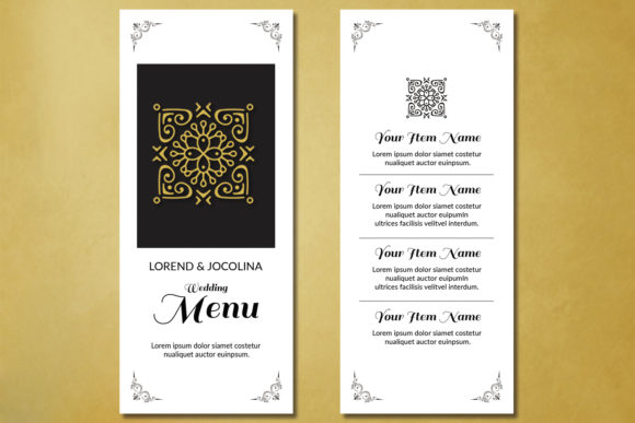Printable Wedding Menu Card Template: A Strategic Tool for Seamless Event Execution