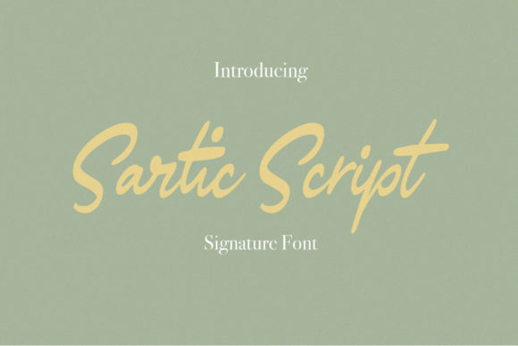 Sartic Script: The Handwritten Elegance Your Brand Needs