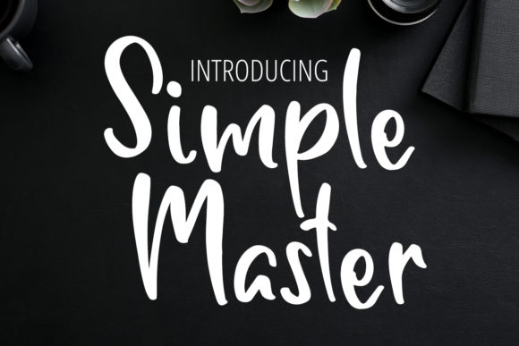 Simple Master: The Handwritten Font Redefining Modern Design