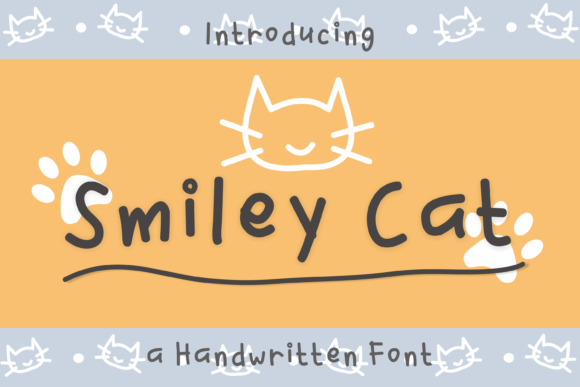 Smiley Cat: The Friendly Handwritten Font for Creative Projects