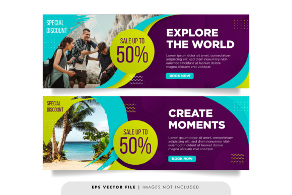Travel Vacation Holiday Banner Design