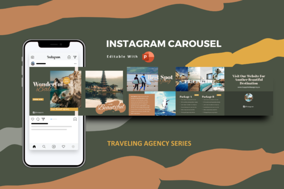 Traveling Agency Ig Carousel Template